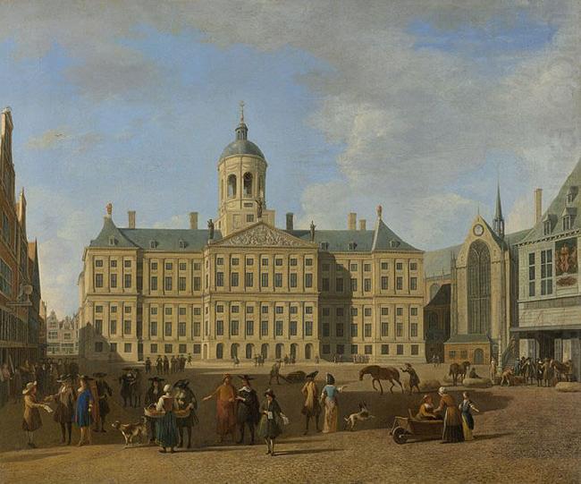 BERCKHEYDE, Gerrit Adriaensz. The town hall on the Dam, Amsterdam china oil painting image